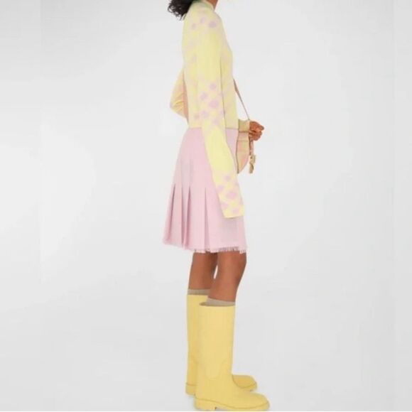 NEW! Sz XXL AUTHENTIC 2024 Burberry Sherbet Check WoolBlend - Picture 3 of 9